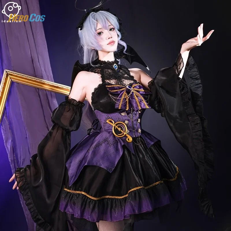 لعبة هونكاي ستار رايل روبن أزياء تنكرية لوليتا الشيطان الصغير فستان لوليتا لعيد الهالوين وعيد الميلاد لعب الأدوار للنساء