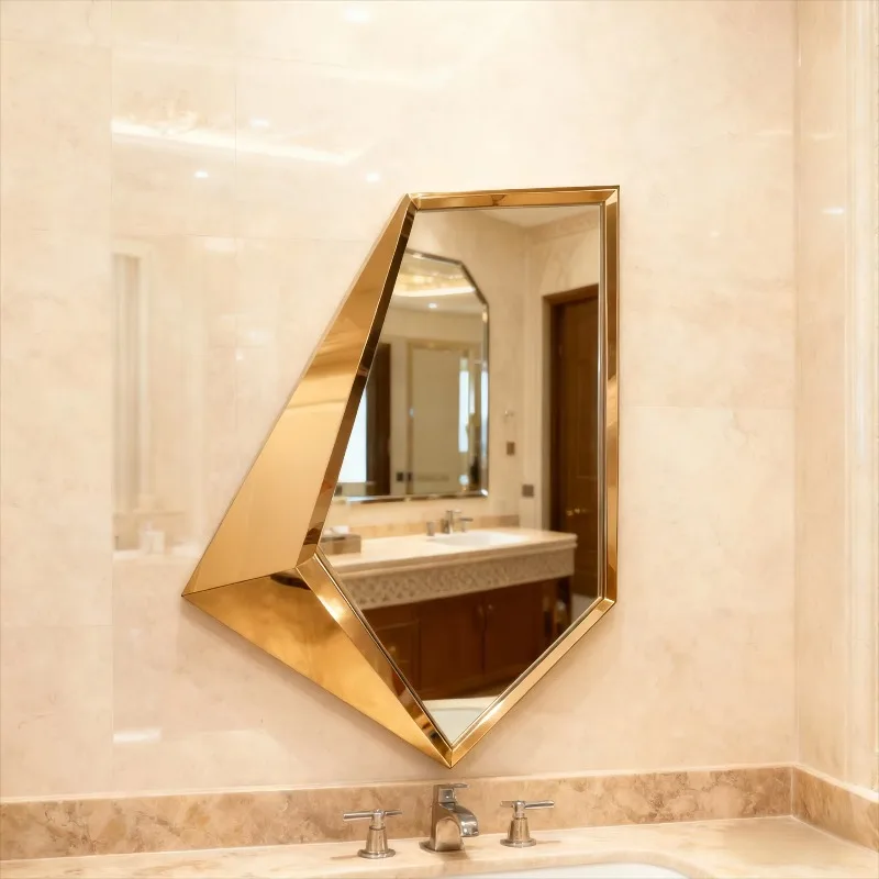 

#Modern Design Metal Mirror Frame 6mm Thick Premium Versatile Wall Use For Entryway Living Room