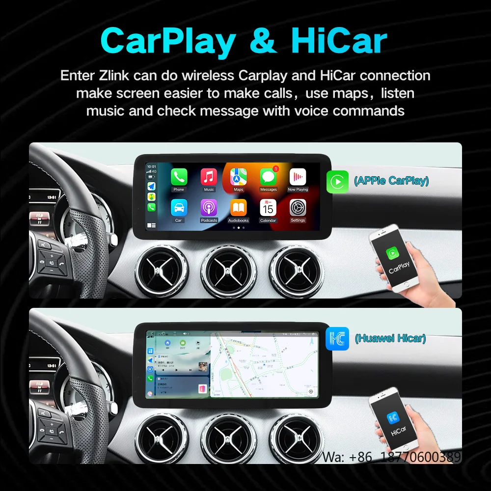 10.25''12.3" Android Multimedia Player Car Audio Upgrade Screen for Mercedes Benz GLA/A/B NTG 4.5 13-15 Car Android Player view 4