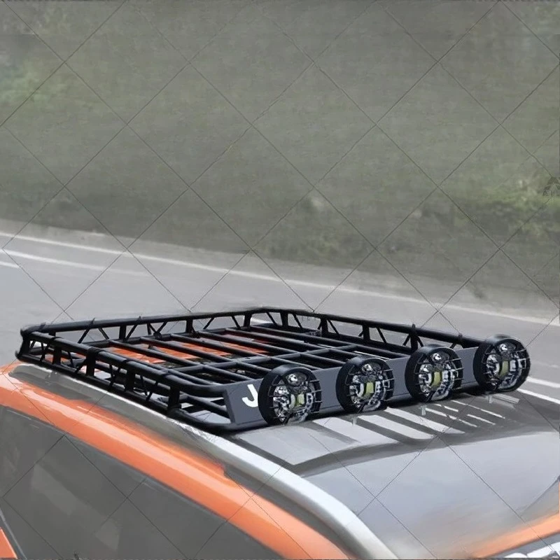 

Roof Cargo Baskets with LED Roof Light Roof Storage Racks Off-Road Luggage Racks for Jeep Renegade Accessoriescustomcustom