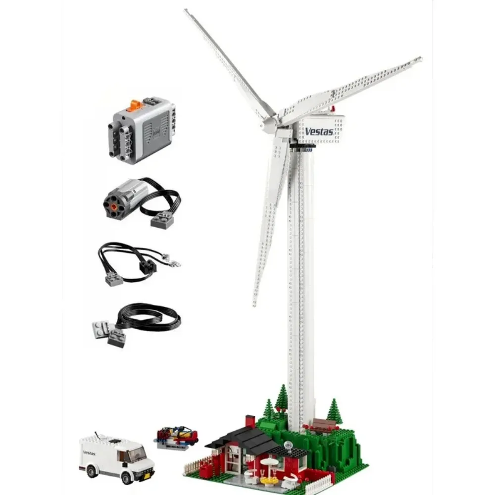 

Creative series Vestas wind turbine model building block set toys for boys and children's birthday gifts