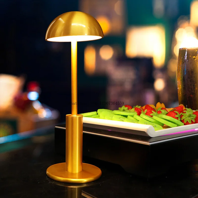 

Bar charging desk lamp nightclub cafe decorative desktop light night light cylinder all aluminum rust-proof LED bar light