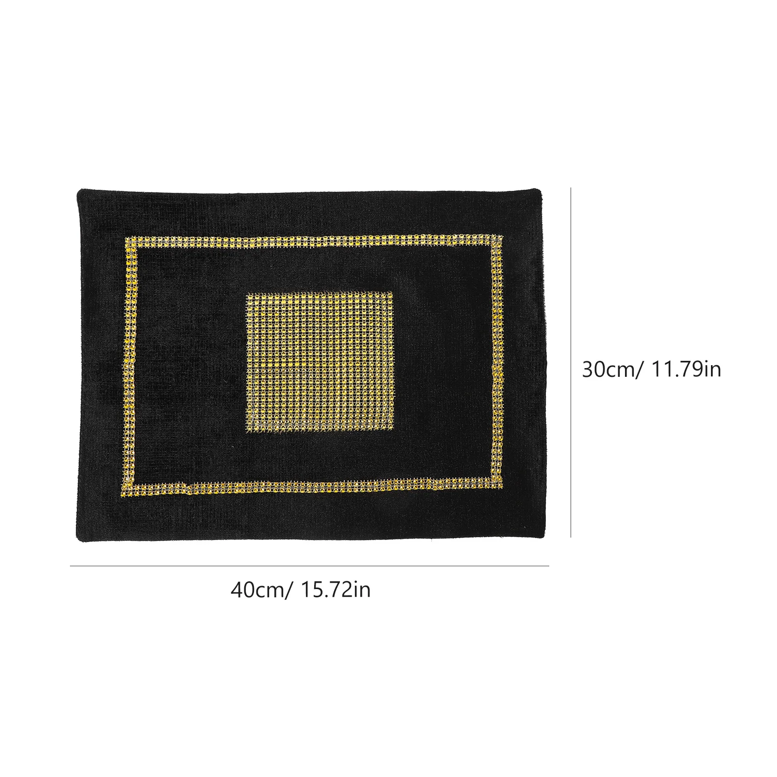 2 قطعة تحديد الموقع حجر الراين الشمال نمط الجدول حصيرة لينة مريحة اللمس غرفة الطعام ديكور للطاولات لوازم المنزل العزل الحراري #5