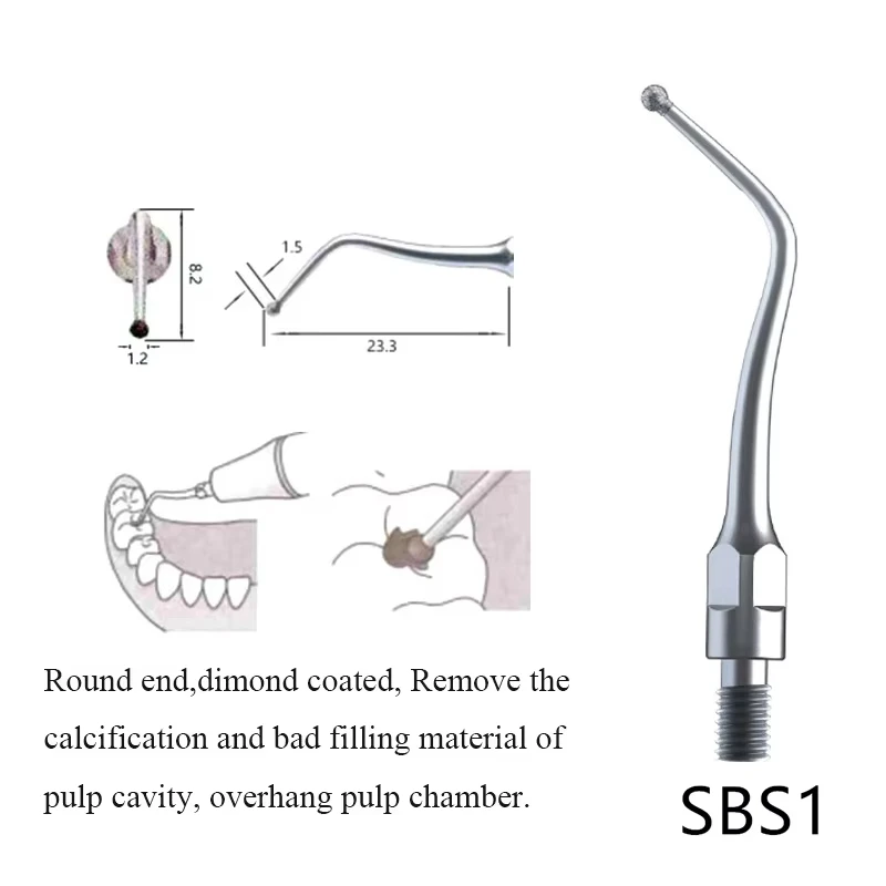 VVDental Ultrasonic Scaler Tips Kit Dental Tools Teeth Cleaning Scaling Periodontics Endodontics Tip For SIRONA Handpiece