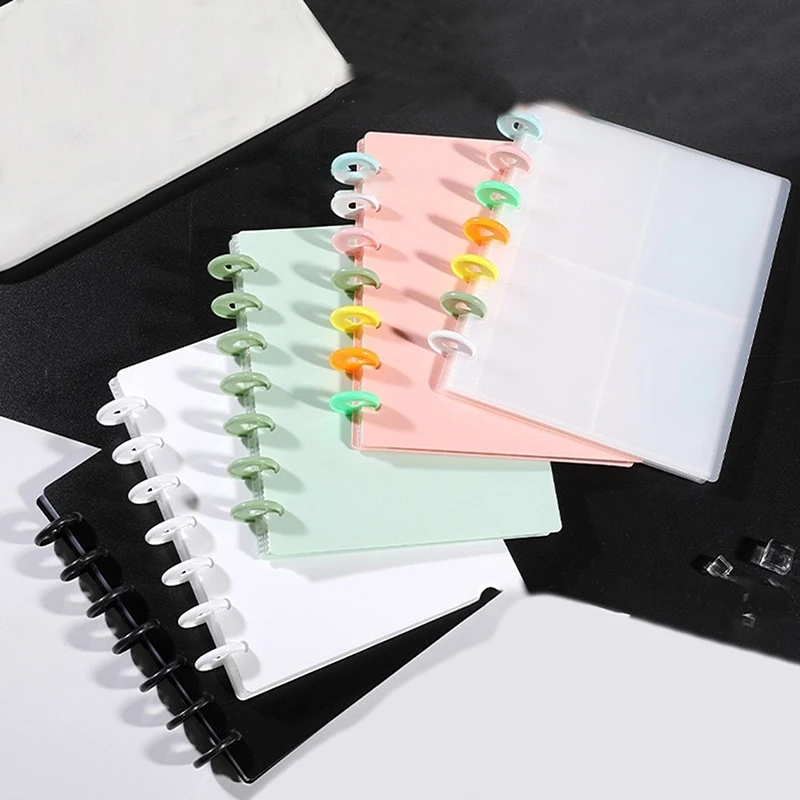 

Kpop Photocard Binder 7 Girds Large Capacity Photo Album Idol Cards Storage Book Transparent Binder Background Paper