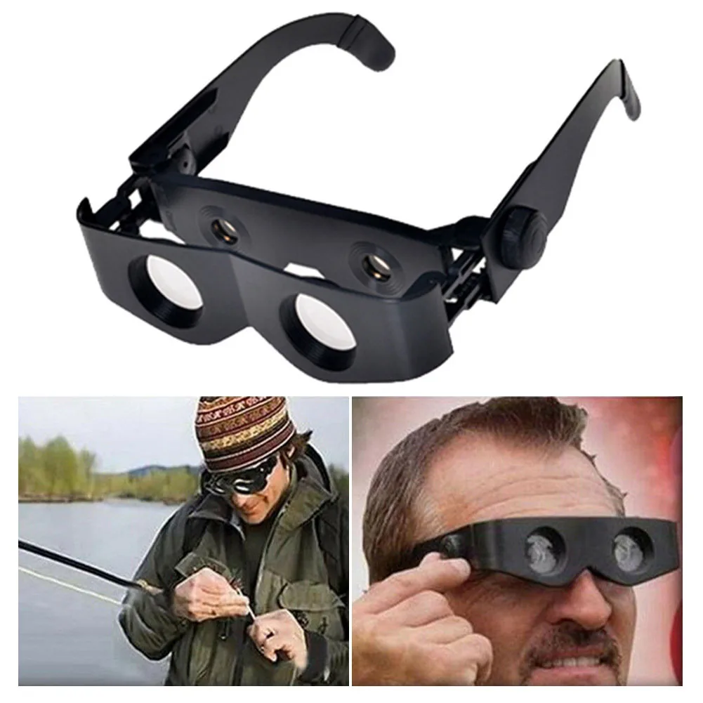 Binoculares de pesca al aire libre especiales para flotador HD Zoom gafas de pesca blanco marrón doble lente presbicia miope disponible