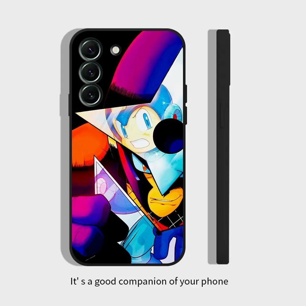 Game R-Rockman Megaman Phone Case For Samsung S20,Fe,21,22,23,24,Ultra,S30,22,9,10,plus,S30 ultra 5G Silicone Cover