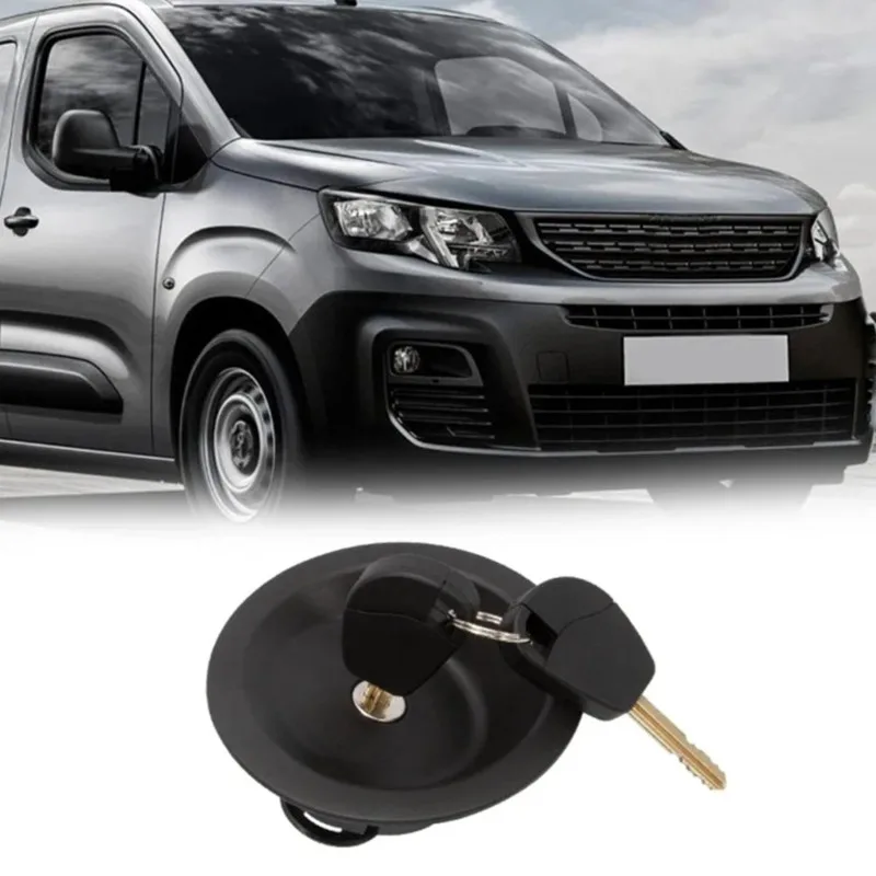 Car Oil Fuel Filter With Fuel Tank Cap For Berlingo Partner 1996-2008 1508J5 2 Keys Included