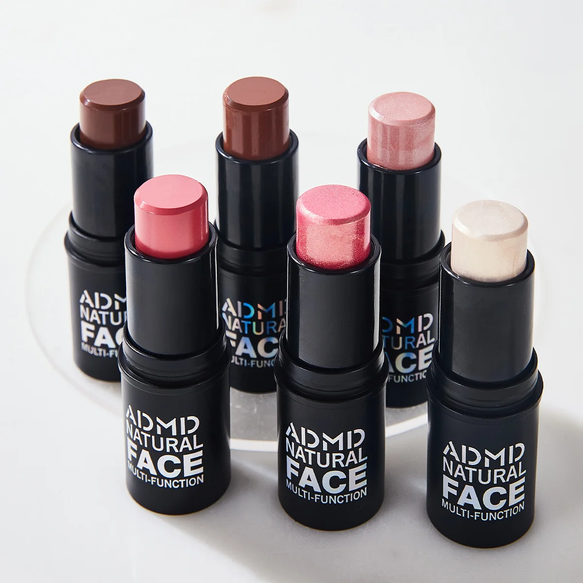 1pc trucco viso contorno bronzer stick per fard viso polvere luccicante cosmetici per trucco cremoso