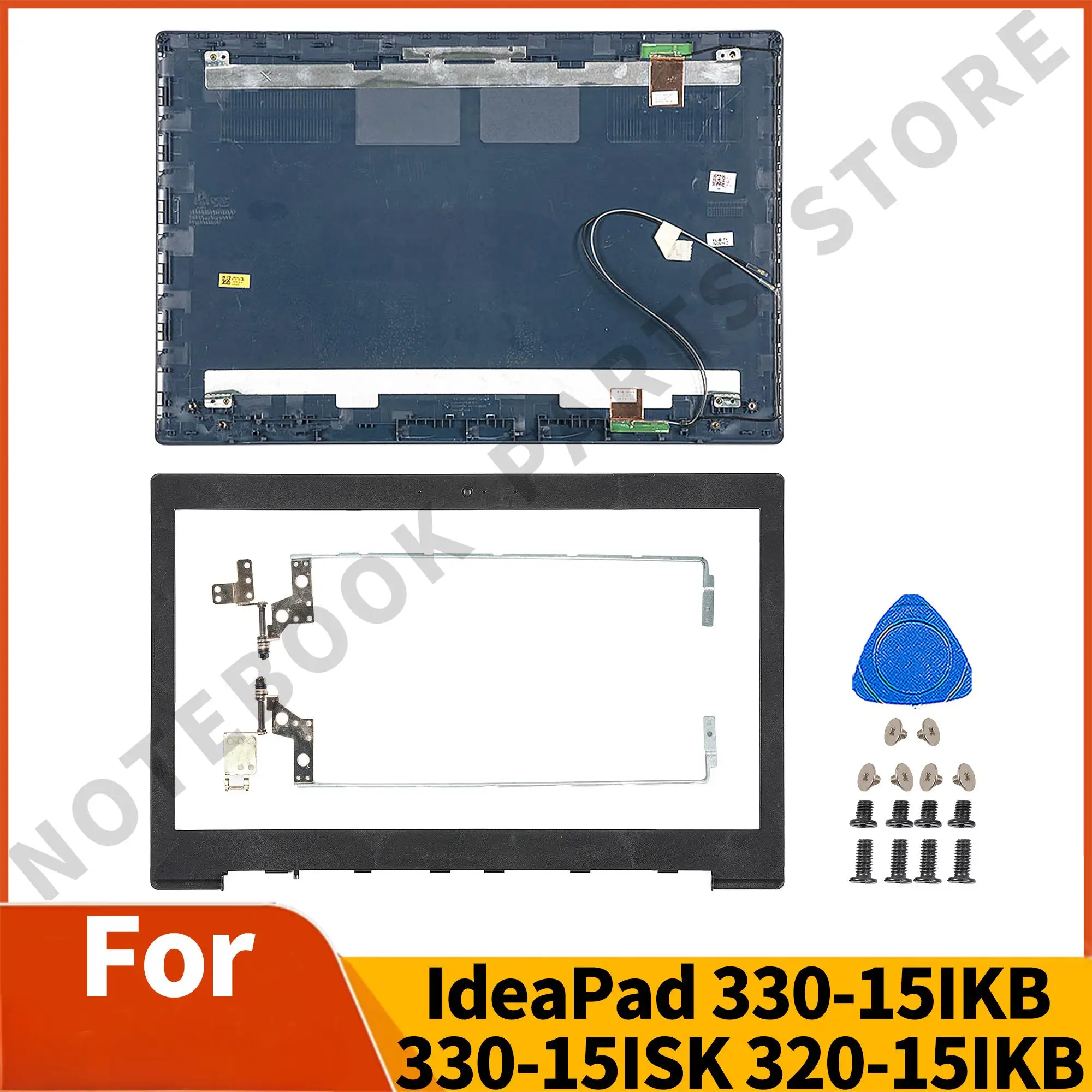 

New For IdeaPad 330-15 320-15IKB 330-15IKB 330-15ISK 330-15IGM/ARR LCD Back Cover Bezel Hinges Notebook Parts Replace