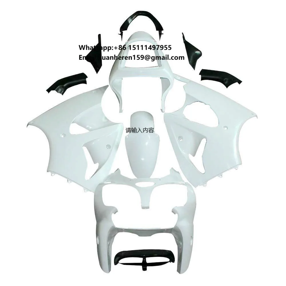 

Personalized Customization-Motorcycle Pare Parts Unpainted Fairing Kit Body Work for Kawasaki ZX6R 2000-2002 Bodywork Fairing