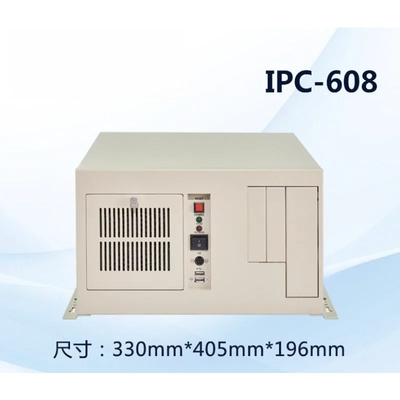Wall Mount Industrial Computer Chassis, 7-Slot ATX Motherboard Support with Large Power Supply