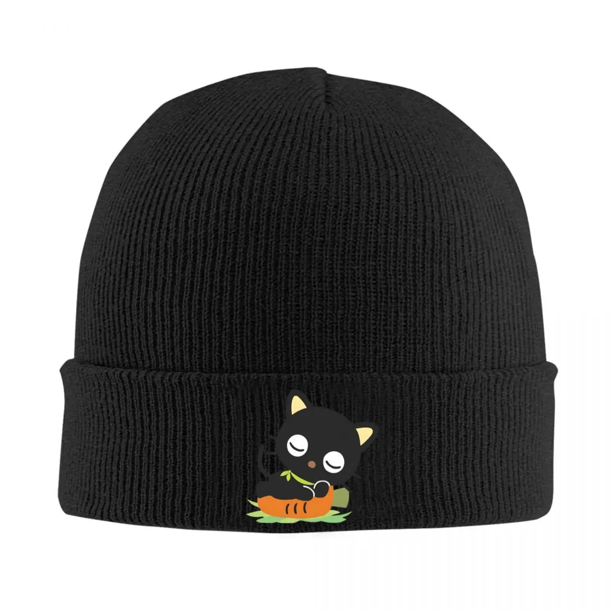 Chocochat Carrots Sleeping Bonnet Hats Knitting Hat Men Women Unisex Cute Head Wrap Beanie Hats Winter Kpop Design Cap