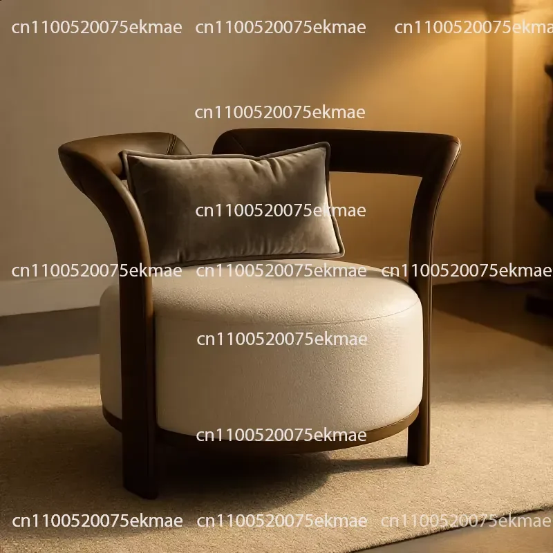 Leisure Sofa Chair Modern Eco-friendly Gold Teak Home Furniture for Living Room Home Office Bedroom Hotel Restaurant Hospital