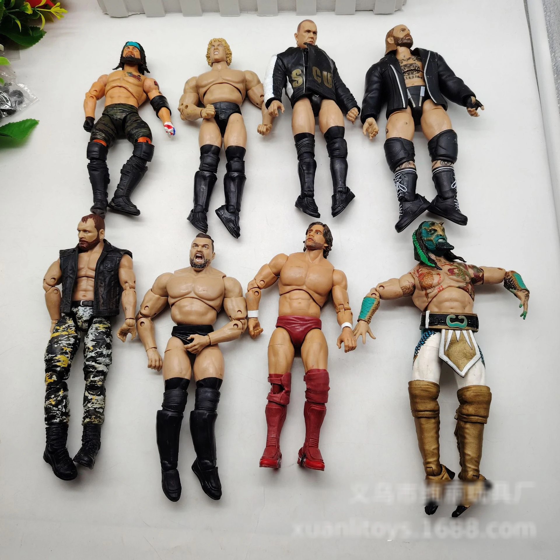 لعبة كلاسيكية أصلية للمصارعة المهنية المصارع المصارع عمل الشكل أنماط مختلفة صوتها المنقولة عمل الشكل الملاكم #4