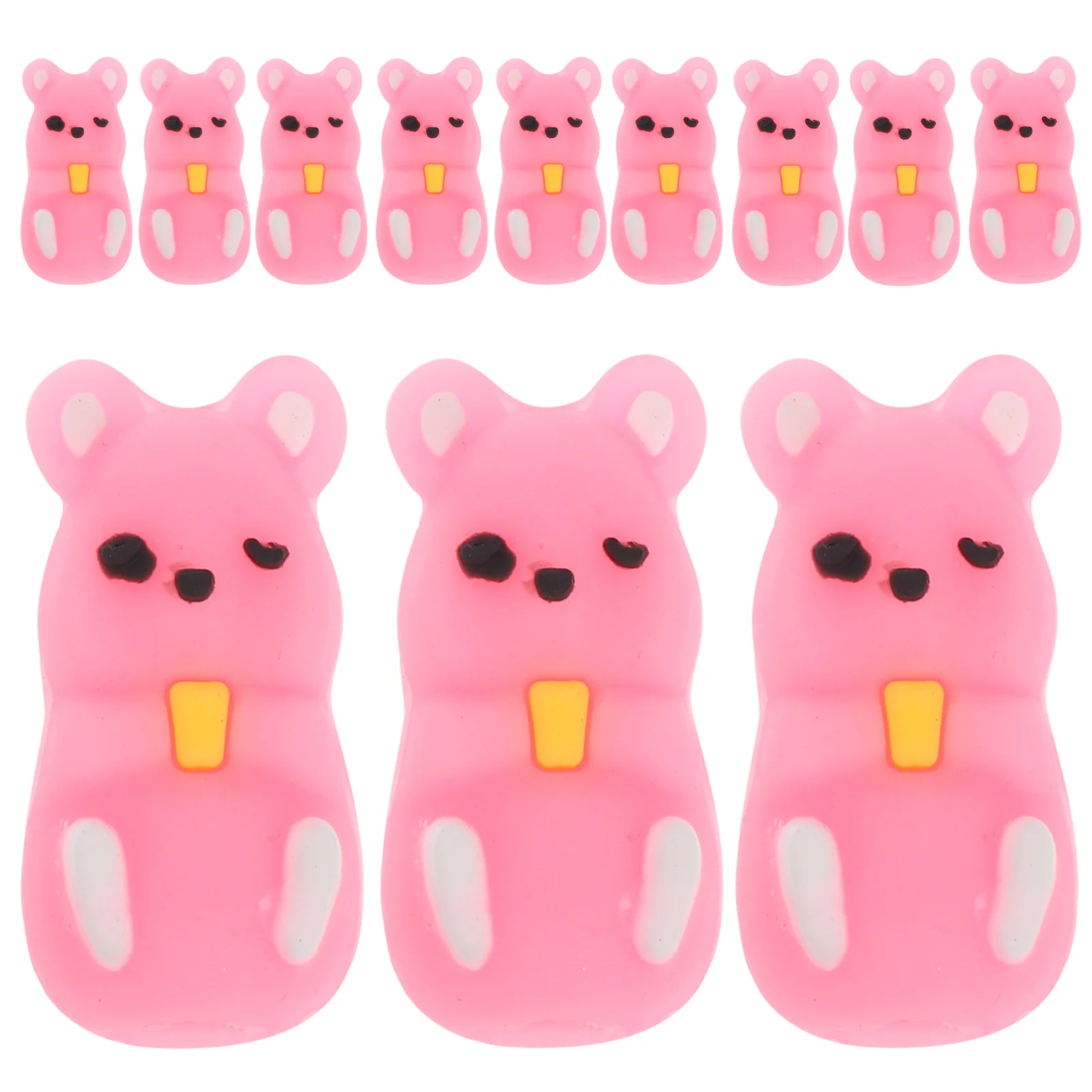 Silicone Caps Cute Cartoon Multifunctional Pencil Extenders Holders Hamster Design Pink For Students School Office Gel Pen
