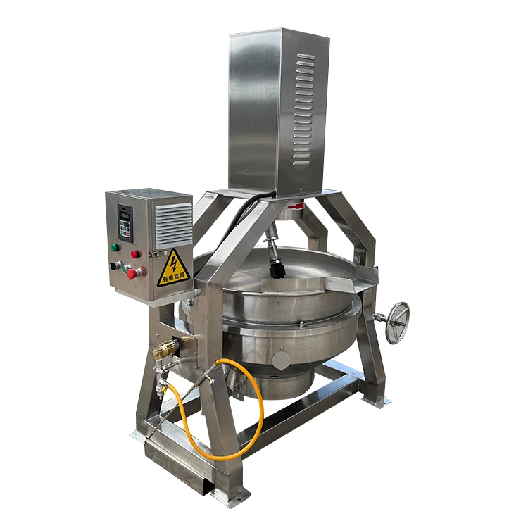Industrial Automatic Induction Cooker Planetary Mixer Pot Heated Multi-Claw Stirring Jacketed Pot Food Processing Machinery