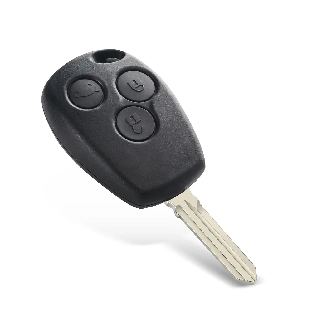 AOKTOOL Remote Car Key Voor Renault Clio Kangoo Master Modus Logan Twingo Fob Id46 Pcf7946/Pcf7947/4a Chip 434Mhz 3 Knoppen