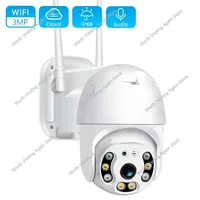 Waterproof WIFI Camera Outdoor 1080P 4K 3MP/4MP HD Auto Tracking Night Vision Infrared Monitor AI Smart Light IP Camera ICSee