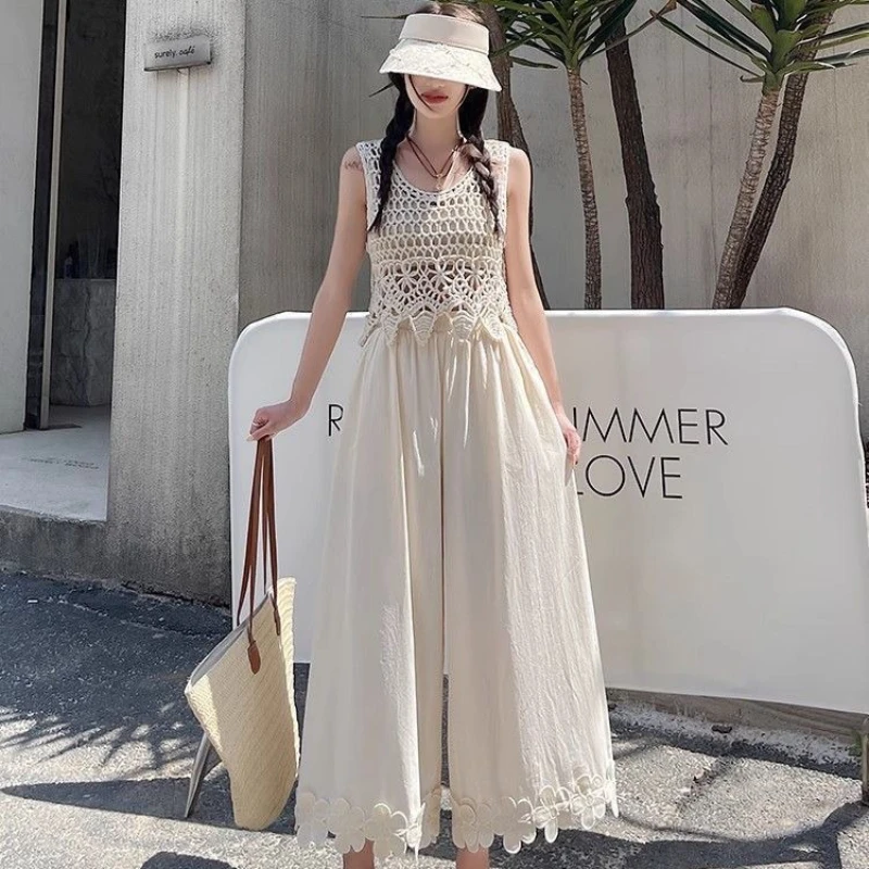 السراويل النسائية واسعة الساق 90s الملابس مرونة حجم واحد جودة عالية الكلاسيكية Xxl جميع المتوسطة أنيقة وأنيقة السائل الإناث السراويل #2