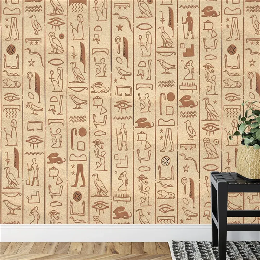 custom wall paper 3d mural decor backdrop Modern Egyptian Culture Ancient Civilization art Restaurant wall papers home decor