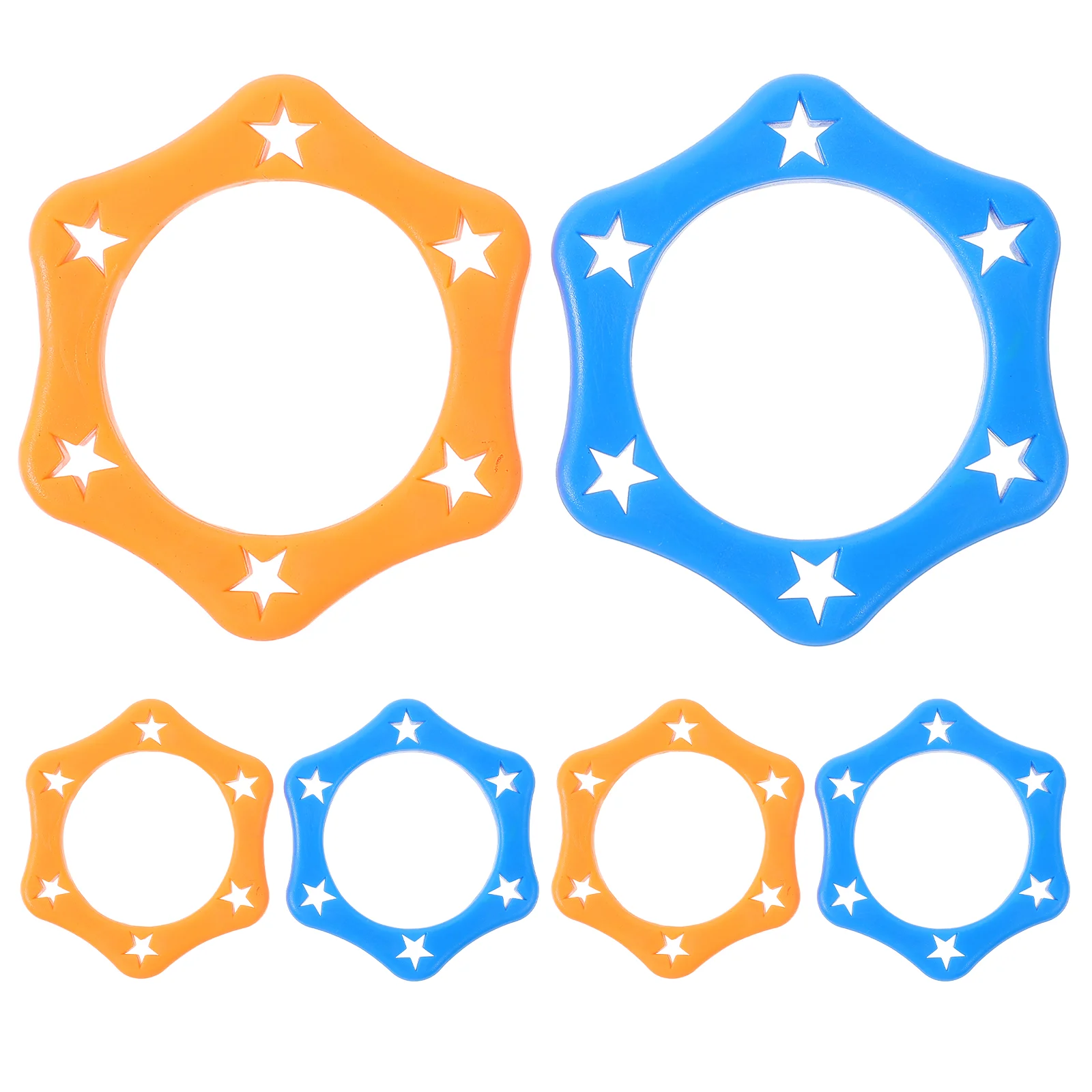 

6 Pcs Microphone Soft Silicone Handheld Ring Anti-rolling Holder Protective Rings Anti-drop for Bracket
