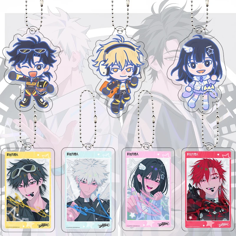 Link Click Acrylic Keychain Kawaii Charles Lucas Jo Exquisite Girl Coaplay Props Keyring Bag Pendant Decor Accessories Gift
