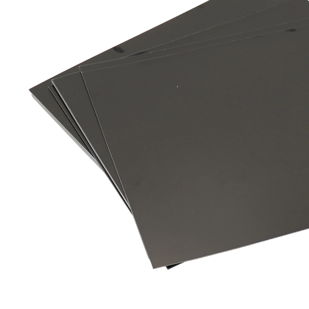 10 قطعة/50 قطعة آلة وسم النقش بالليزر اختبار صور التركيز ورقة مزدوجة سوداء يعتم ورقة الألياف مسار الليزر ضبط #5