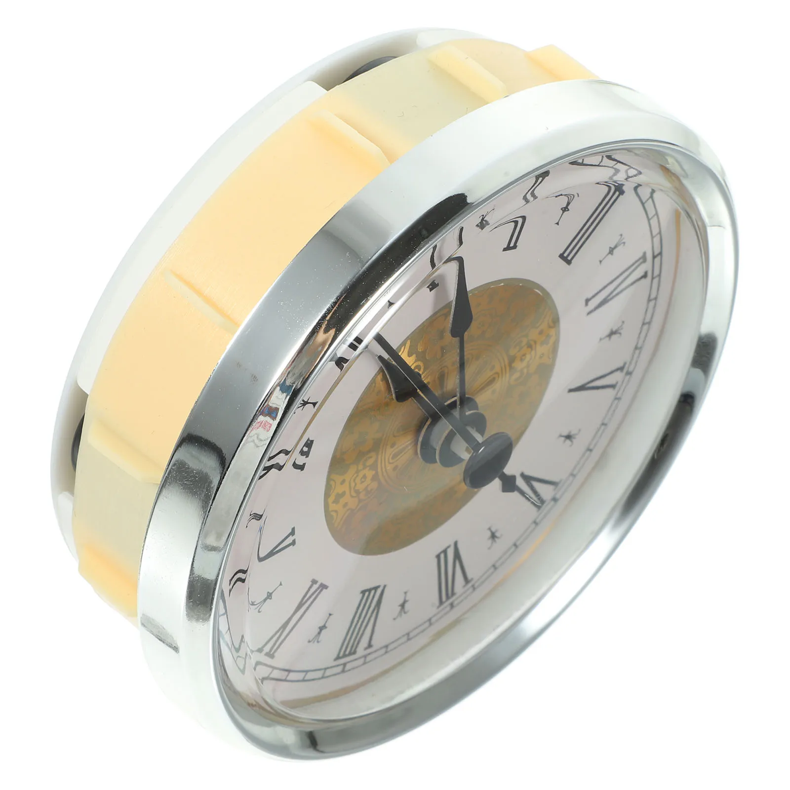 

Retro Clock Insert DIY Round Quartz Clock Head Insert Silent Smooth Surface Easy Reading for Crafts Home Decor