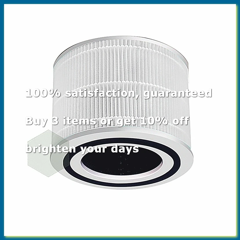 Hepa Filter for Core 300-RF HEPA Activated Carbon Filter Core 300 Air Purifier Filter,White