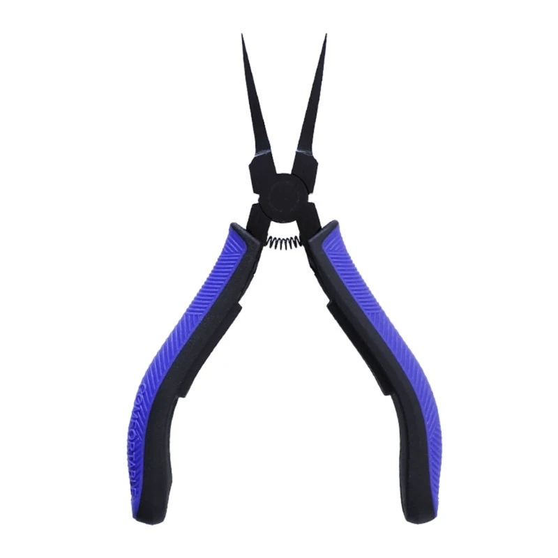 Mini Toothless Flat Nose Pliers Thin Flat Nose Tongs for Electronic Jewelry Make Dropshipping