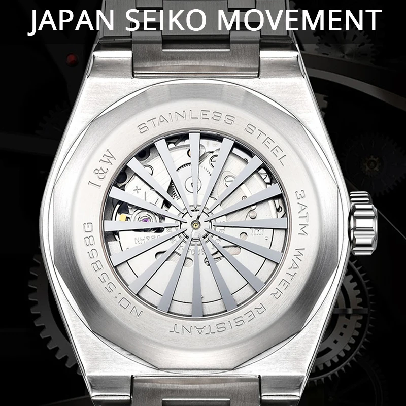 CARNIVAL Natural Meteorite Mechanical Watches High Quality SEIKO Movement Automatic Watch Sapphire Waterproof Relogio Masculino - Image 2