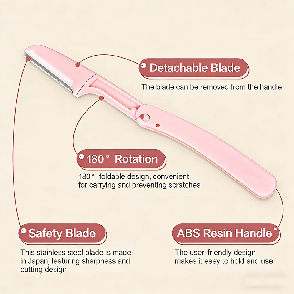 6개입 그라데이션 컬러 눈썹 집게 세트 메이크업 뷰티 도구 인조 속눈썹 접착용 눈썹 정리 집게 여성용
