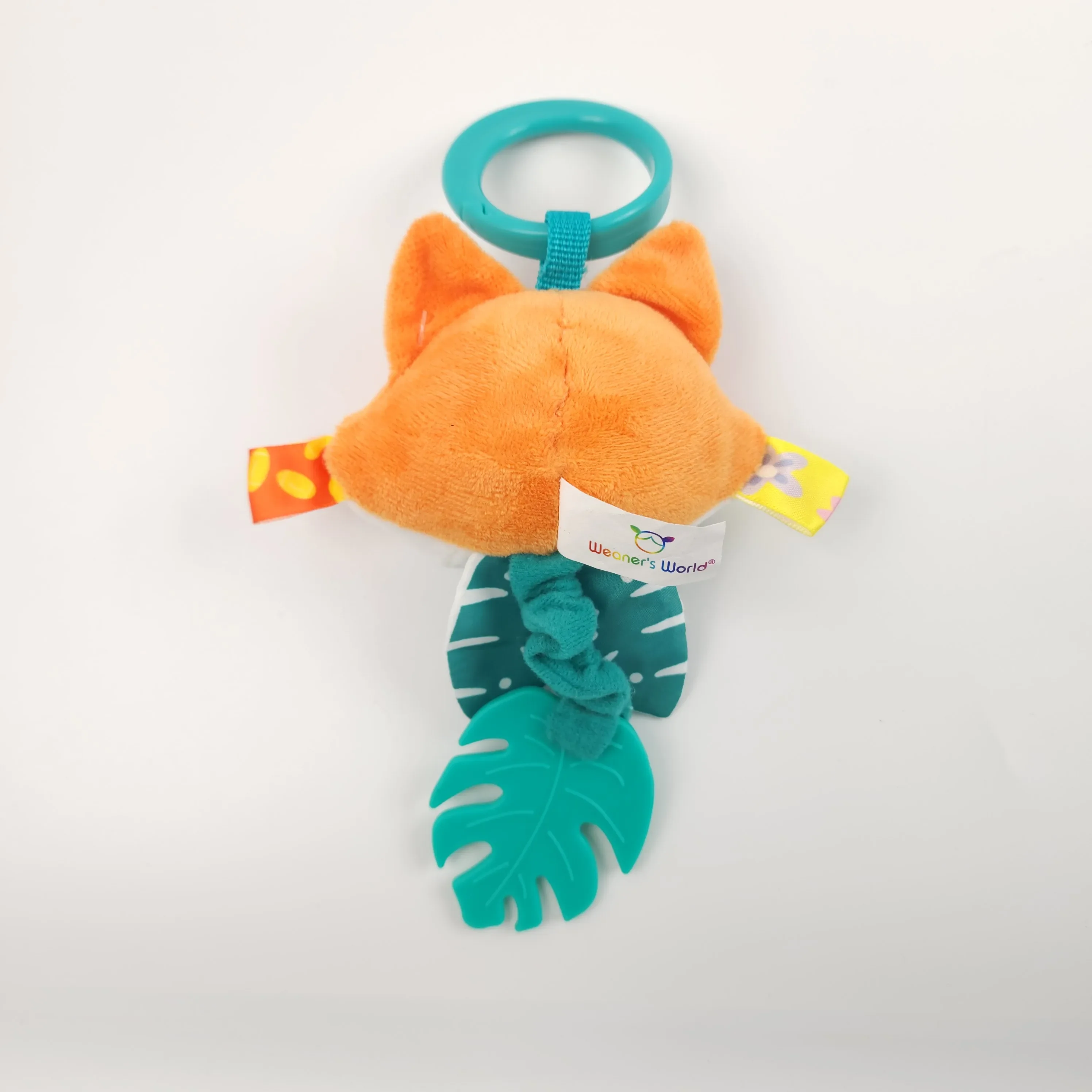 Cartoon Animal Stuffed Hanging Rattle Children Bed Crib Car Seat Travel Stroller Soft Plush Toys with Wind Chimes Gift