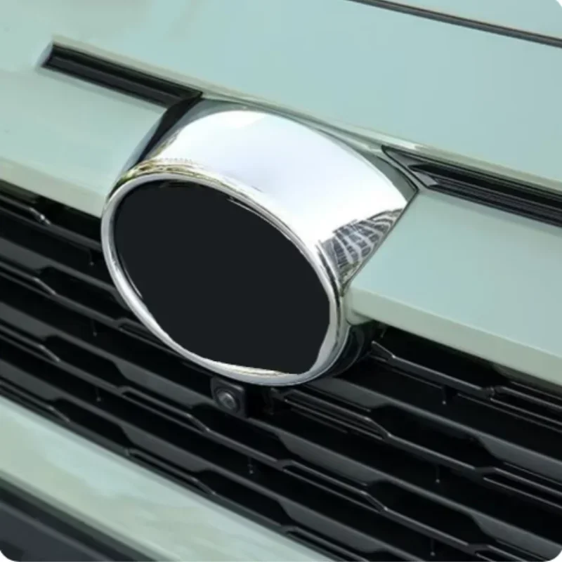 IOSN For Toyota RAV4 RAV 4 XA50 2019-2021 2022 2023 ABS black Car Front Frame Mark Grille Grill Emblem Badge Logo cover Trim Sti - view 2