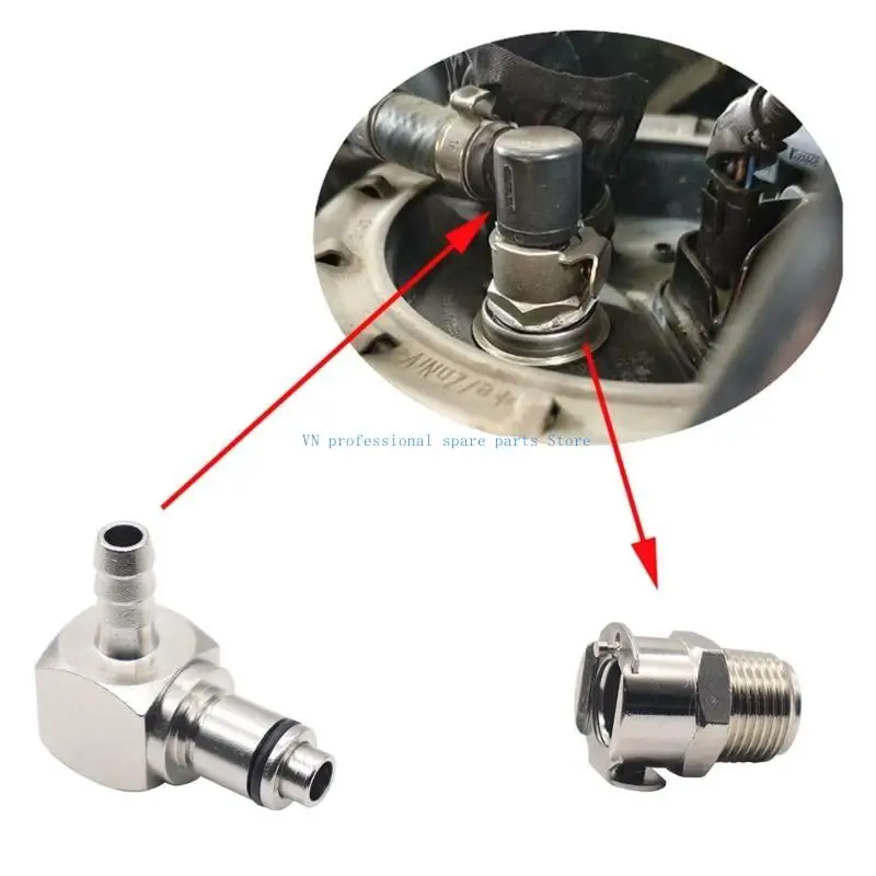 

41XA 90 Degree 1/4inch 5/16inch 3/8inch Line Quick Release Disconnect Connector for R1200GS ADV R1200RT