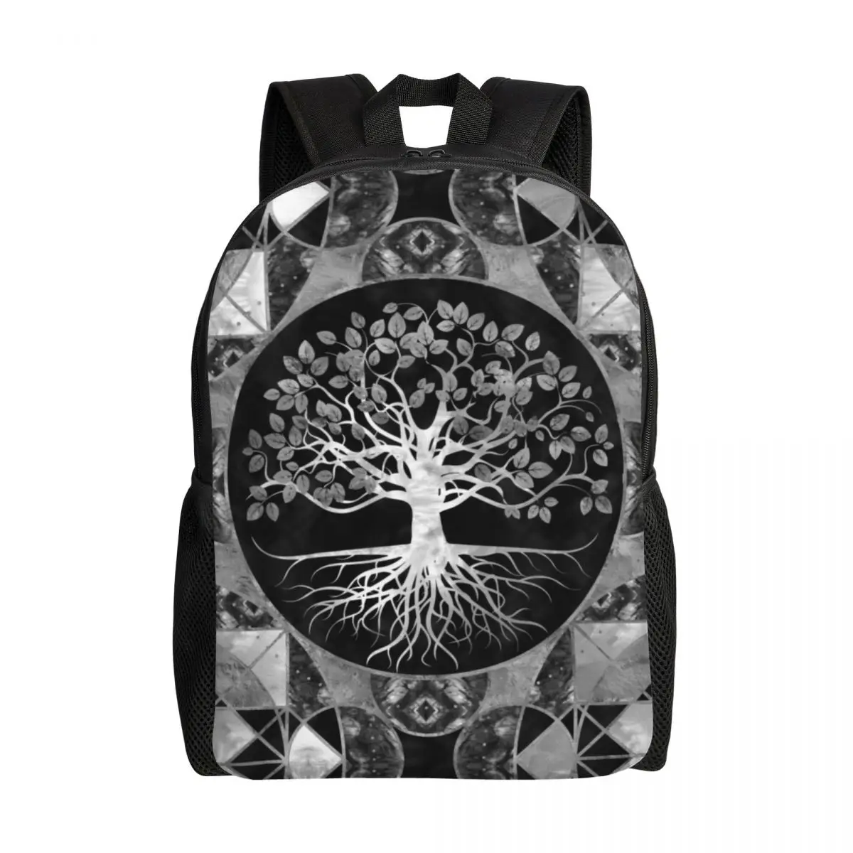 Tree of Life Viking Pattern Laptop Backpack Bookbag for College School Student Kids Teen Viking Bags School Bag Lightweight