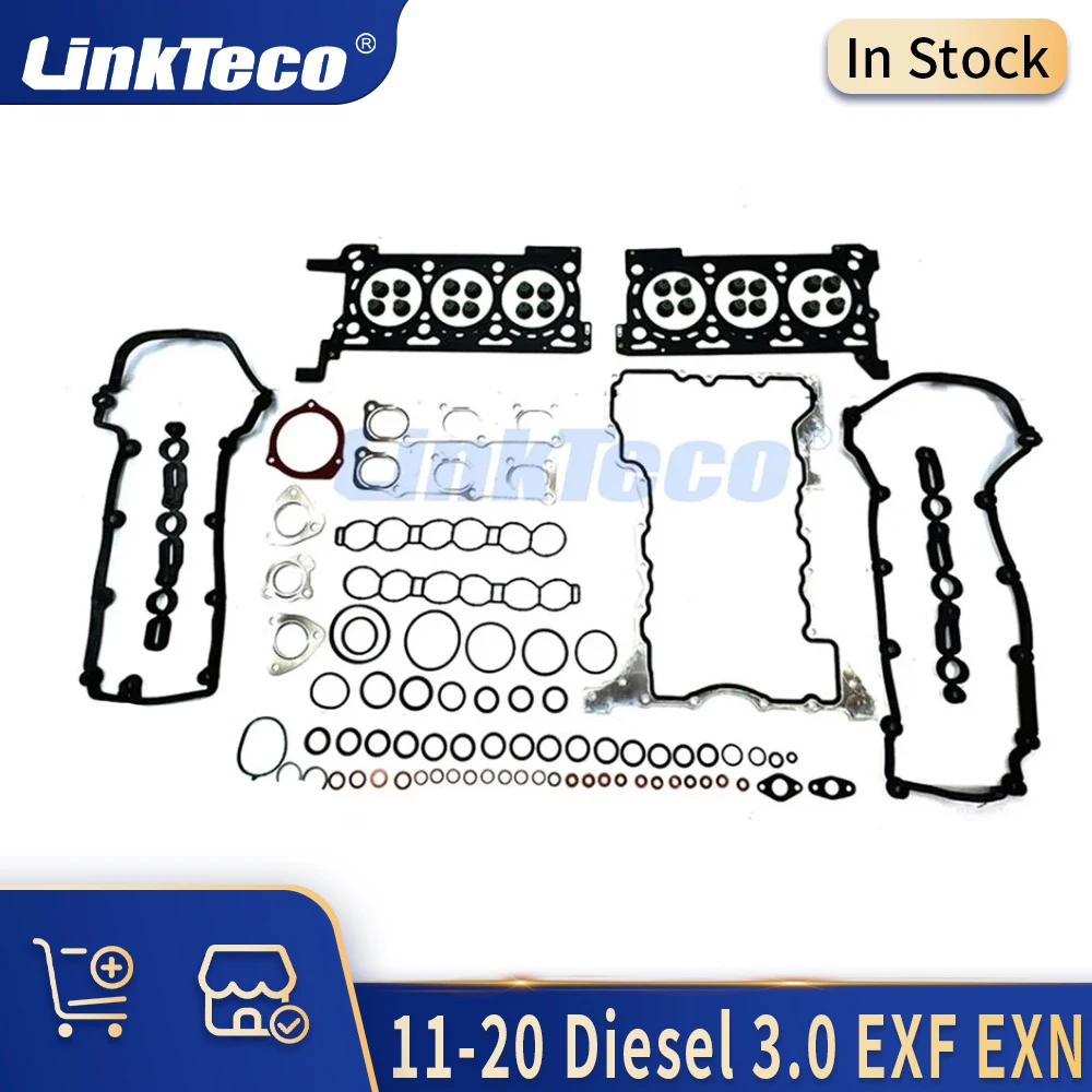 Engine Parts Full Gasket Set Kit Fit 3.0 L Diesel EXF EXN 14-22 V6 For Jeep Grand Cherokee LANCIA THEMA Ram 1500 CHRYSLER 300C