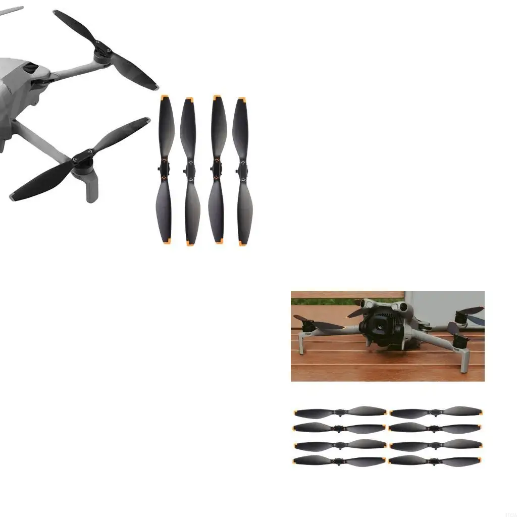193A 8Pcs UAV Propellers Blade Aerodynamic Optimization Propellers For Mini 5Pro Extended Flighting Time