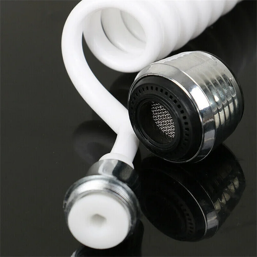 Long Hose Faucet Extender with 2 Speed Modes Effortless Installation ABS Plastic Wide Range Sink Cleaning Capability