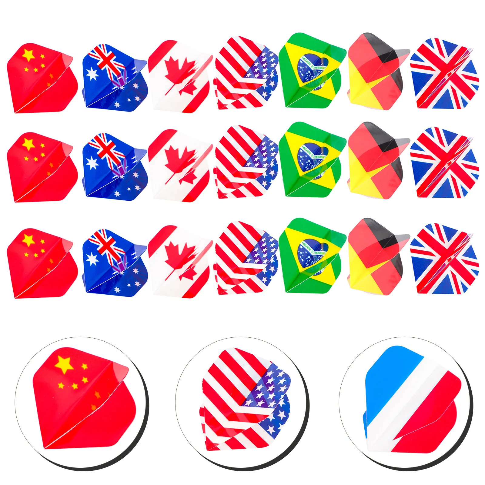 

27 шт. легких профессиональных сменных крыльев для дротиков, портативные декоративные наконечники для плавного полета, аксессуары для игры