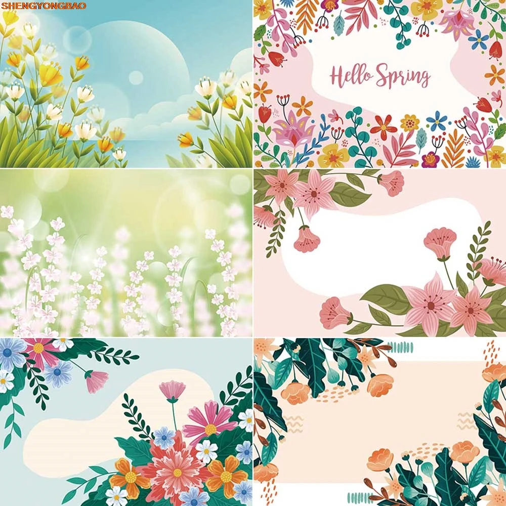 

Fairy Spring Photography Backdrop Tree Green Grass Garden Photozone Background Children Studio Photozone Supplies