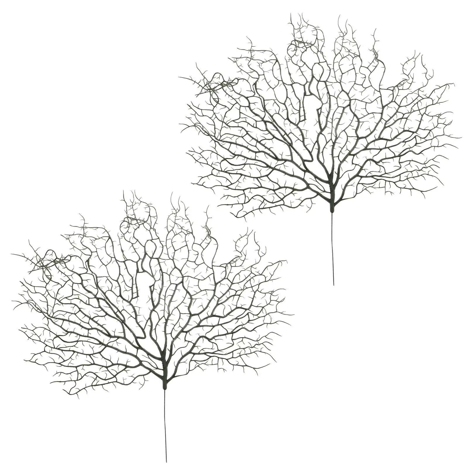 

2 Pcs Animal Artificial Coral Branch Fish Tank Decorations 2pcs Decorative Sticks for Vases