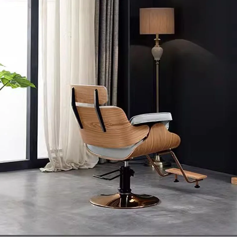 Swivel Aesthetic Barber Chairs Ergonomic Stylist Hairdresser Cosmetic Barber Chairs Makeup Silla Giratoria Salon Furniture