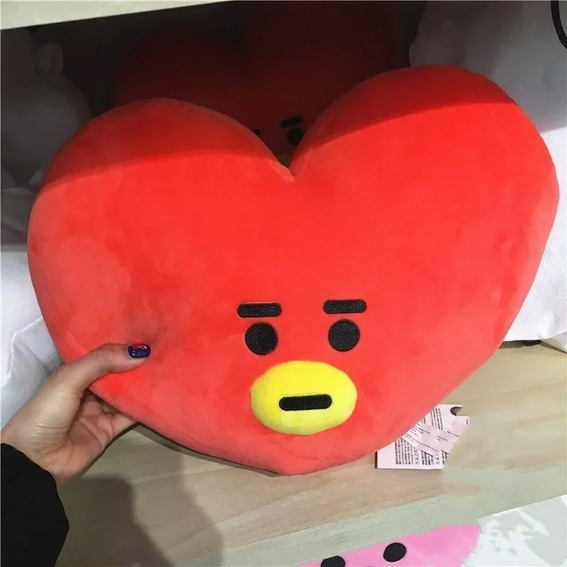 Nuovo grande BT21 bambola cuscino COOKY TATA Anime Kawaii peluche Mang Koya ragazza camera da letto divano cuscino giocattolo decorazione del