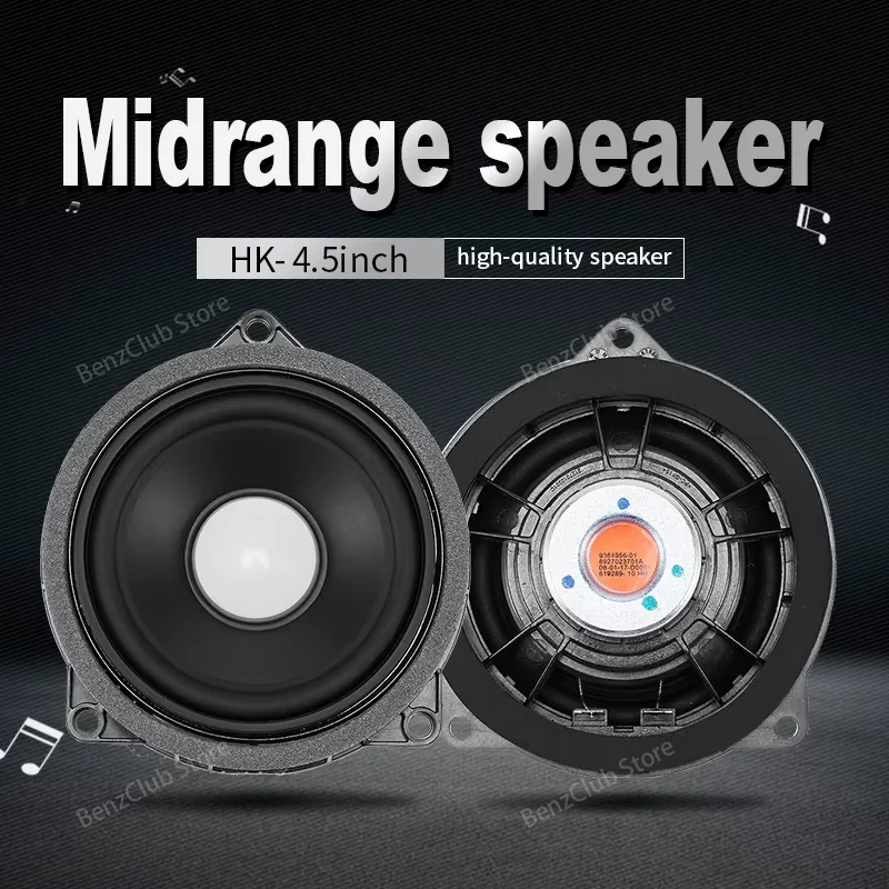 Car Accessories Door Speaker for BMW F20 F21 F22 F44 F30 F34 F32 F34 F39 F48 G20 G30 G01 G05 4.5 Inch Midrange Music Horn Audio