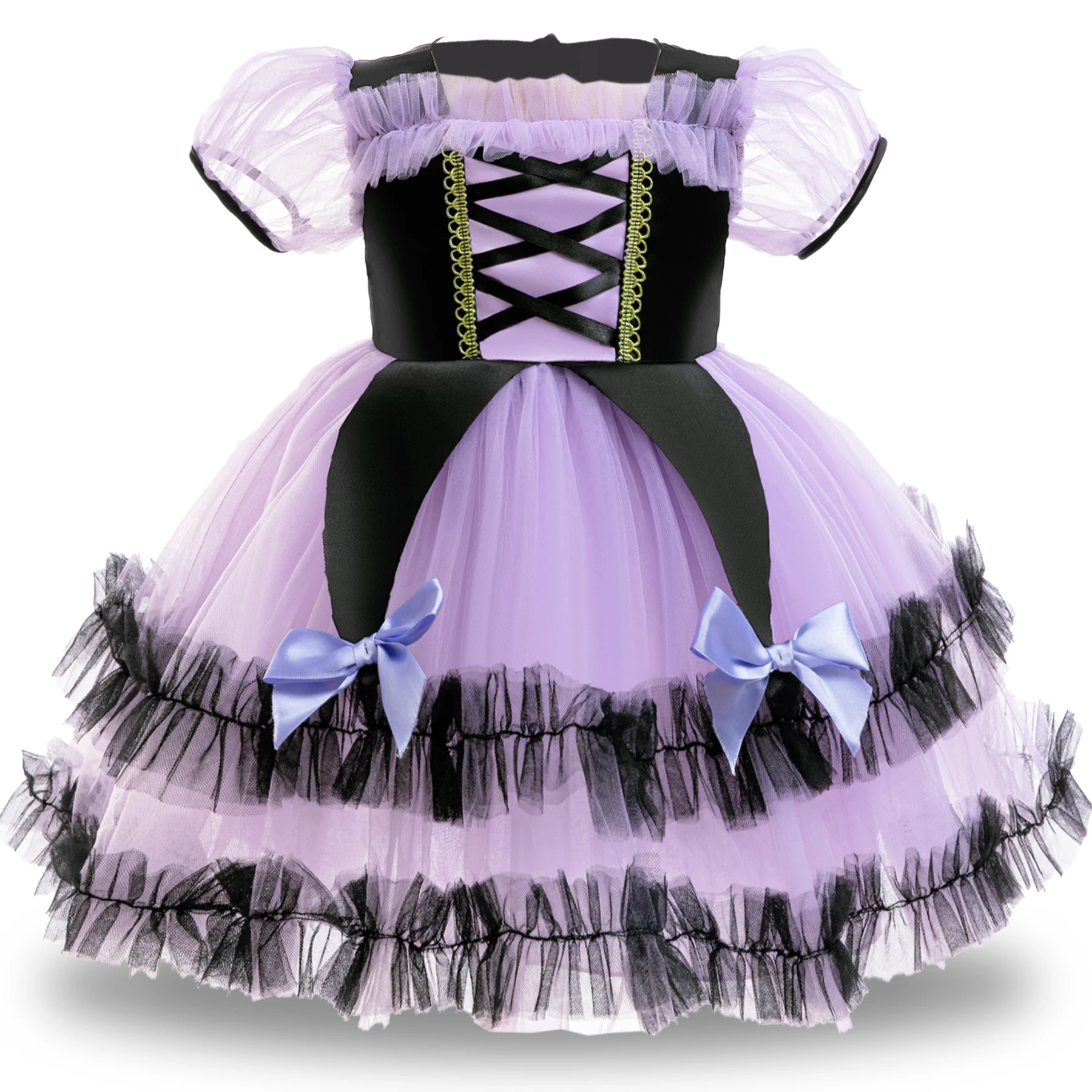 Kuromi Lolita Princess Costume for Girls Carnival Christmas Cosplay Birthday Party Children Dresses Performance Wedding Clothing