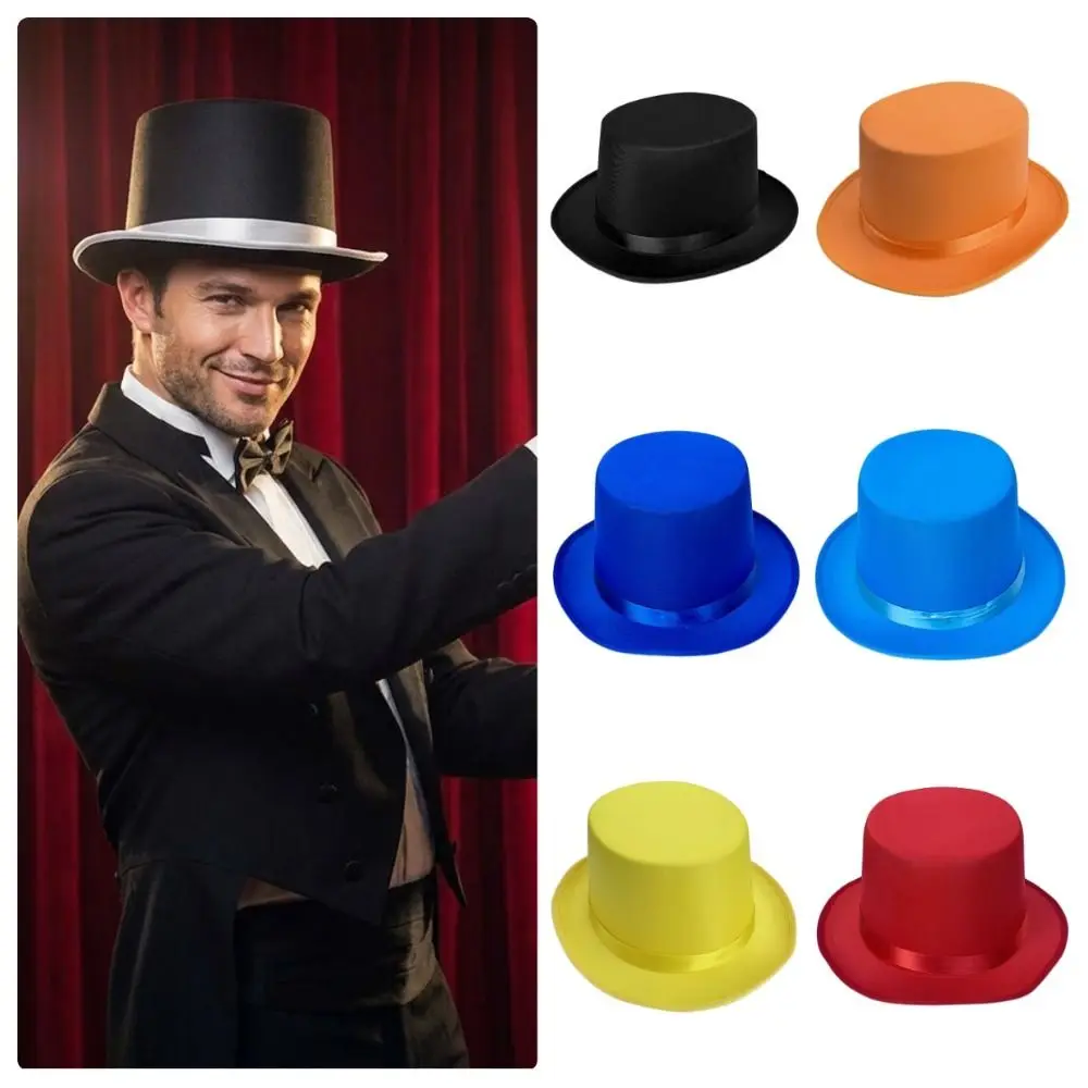 Chapeau de Magicien Multicolore Léger pour Toutes Occasions – Idéal pour Fêtes Costumées et Spectacles de Jazz