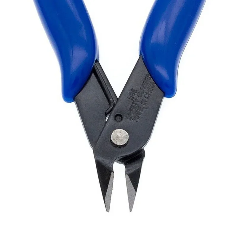 Blue 170 Wire Cutter DIY Trimmer Diagonal Side Cutting Cable Nippers Red Blue Pliers Hand Mini Snips Flush Nipper Trimmer