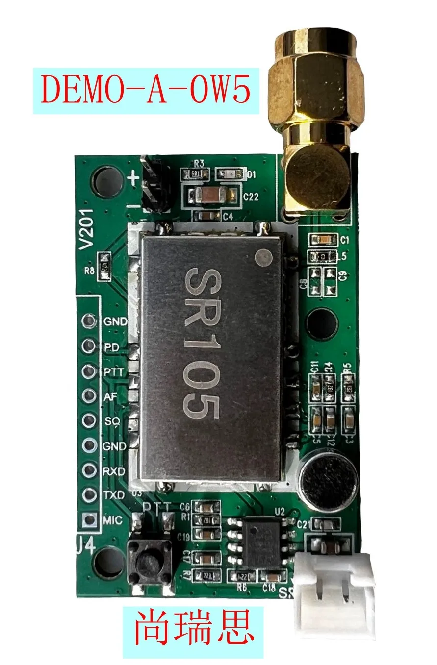 DEMO-A_0W5 Subminiature Mobile Phone Embedded Intercom Module Demonstration Board Evaluation Board Intercom Module